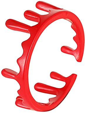 Mitgebsel Ringe Ring Gruseliges Blut Gruseliger Roter Ring Tropfender Damen Halloween Ringe (C-Red, One Size)