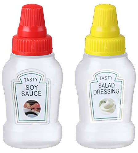 Bouteille De Sauce - 25ml Bouteille De Ketchup | Récipient De Vinaigrette pour Le Déjeuner | pour Le Ketchup, La Mayonnaise, La Vinaigrette, l'huile d'olive, La Sau