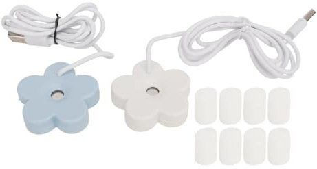 Zerodis Mini USB Flower Humidifier Portable Mist Maker with Automatic Power Off IPX7 Waterproof Silent Operation for Bedroom Office Travel