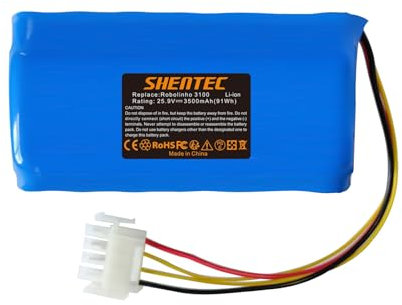 Shentec Li-Ion Akku 25.9V 3500mAh Kompatibel mit AL-KO Robolinho 82, 82.8, 116, 3000, 3100, 4000, 4100 Roboter-Rasenmäher