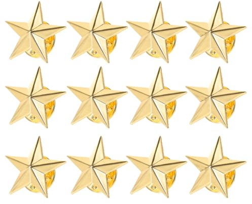 GALPADA 12 Stück Sternnadeln Goldene Anstecknadel Goldene Sternnadeln Für Den