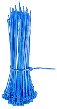 DTGN 3.94x0.07(LxW) Tie Wraps - 500Pack - Good for Furniture Electronic Equipment - Self-Locking Cable Zip Ties - Blue