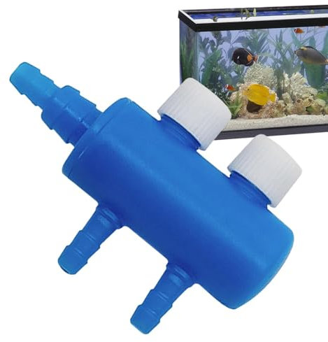 Aquarium Luftverteiler | Luftregelventil für Aquarium Luftpumpe | Aquarium Air Control Hebel Ventil Verteiler Splitter Airline-Rohrverbinder