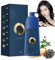 Qiweitang Hair Dye, Caviar Hair Colour Cream, Zhihuashi Caviar Protein Hair Dye, Bubble Plant Hair Dye, Protein Color Protecting Hair Dyeing Cream, Covers Gray Hair, Natural Fruit Dye (Black)