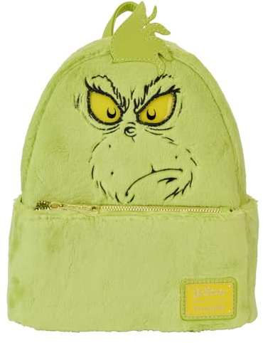 Loungefly Dr. Seuss Plüsch Grinch Leuchtender Cosplay Mini Rucksack
