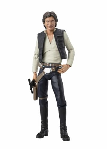 BANDAI Spirits S.H. Figuarts Star Wars Episode 4: A New Hope Han Solo -Classic Ver.- (Star Wars: New Hope) ca. 5,9 Zoll (150 mm), PVC & ABS, Vorgemalte Actionfigur