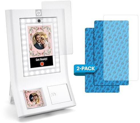 HP Sprocket Photobooth Screen Protector - 9H High-Transparency, Scratch-Resistant Screen Protector Exclusively for Use Sprocket Photobooth