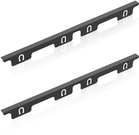 Lot de 2 couvre-joints extensibles en acier inoxydable pour cuisinière et comptoir, joints latéraux amovibles, longueur réglable pour la maison, les cuisines