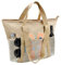 HWSWSH Borsa Impermeabile Spiaggia Donna, Borsa Mare Grande XXL, Tote Bag Grande con Tasche Multiple, Borsa in Tessuto Leggero, Borsa da Spiaggia Pieghevole Antisabbia per Spiaggia, Viaggio, Vacanza