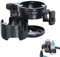 Stroller Cup Holder with Hook, Clamp-On Toddler Stroller Cup Holder with Hook, Multi-Functional Motorcycle Mount Organizer Quick Draining for Strolling, Outing