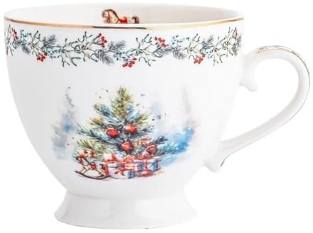 Weihnachtsbecher Weihnachtstasse Tasse XL 400ml die Magie von Weihnachten