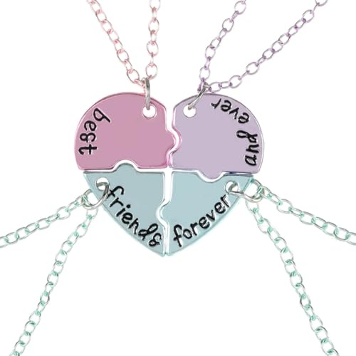 4er-Set BFF-Freundschaftsketten, Geschenk für Freunde, freundschaftskette, bff