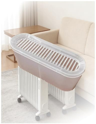 Générique Humidificateur de radiateur Suspendu, humidificateur d'air par évaporation utilisant la Chaleur du radiateur, Niveau d'eau Visible Transparent, humidificateur de pièce, Plastique(1pcs)