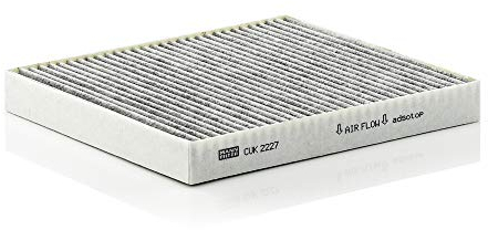 MANN-FILTER CUK 2227 Filtro aria cabina - Filtro Antipolline con Carbonio attivato - per Autovetture + veicoli commeriali