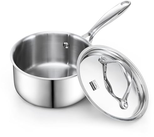 Cooks Standard Multi-Ply Clad Stainless-Steel 1-1/2-Quart Covered Sauce Pan