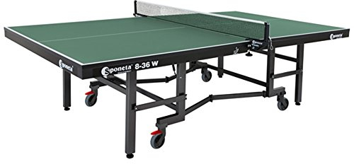 Sponeta S 8-36 w Indoor Tischtennisplatte 25 mm grün mit Netz