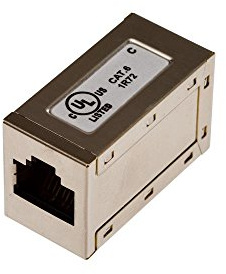 Axis Coupler - cable interface/gender adapters (RJ-45, RJ-45, Brushed