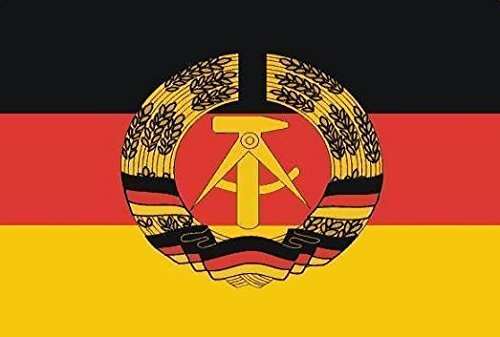 U24 Aufkleber DDR Flagge Fahne 12 x 8 cm Autoaufkleber Sticker