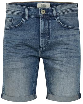 Blend BHLuke Herren Jeans Shorts Kurze Hose, S, Denim middleblue (76201)