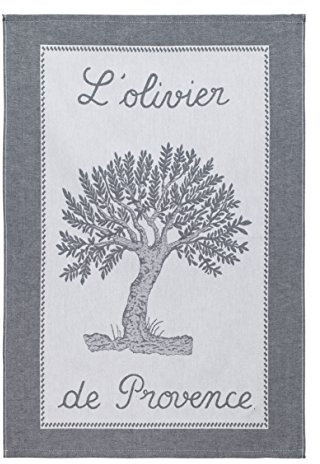 Coucke French Collection, Baumwolle, Olivier Noir, 50 x 75 cm, Schwarz, 50 x 75 cm