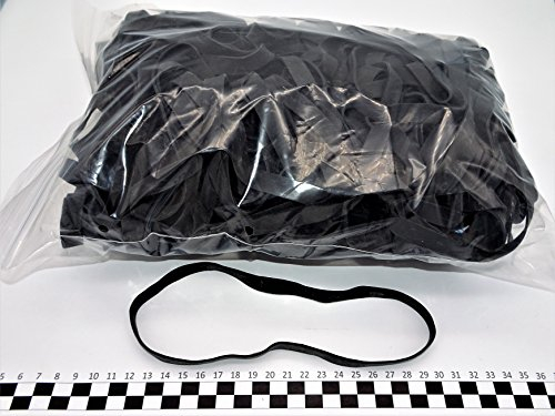 Progom - Gummibänder - 200(Ø127) mm x 10mm - schwarz - 1 kg beutel