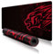 YISK Gaming Tappetini per Il Mouse Large, Base in Gomma Antiscivolo, Panno Liscio in Seta,Tappetino Gaming 700x300 Tappetino da Tastiera Tappetino Gaming (Pantera Rossa)