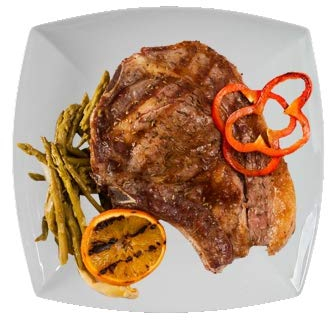 ELIH Porzellan 350.965-2 Stück Gourmet Steakteller Pastateller EAK2029 XXL, ~29 cm x 29 cm, echtes Hartporzellan, weiß, robust, gross