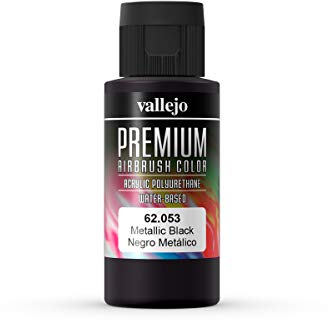 Farbe Vallejo PREMIUM Color 62053 Metallic Metallic Black (60ml)