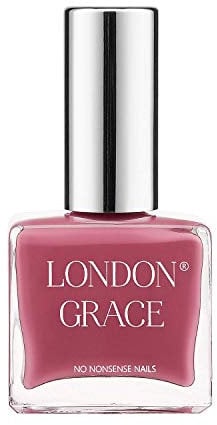 London Grace Nail Polish | Aran 12ml | Blush Long Lasting Vegan Eco-conscious Varnish | Quick Dry, Chip-Resistant, & No Nasties Formula