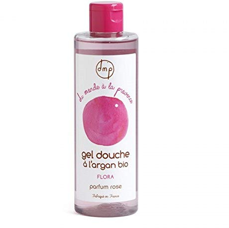 dmp - Gel douche à l’argan bio Rose 250mL - Parfum rose- Made in Provence - Made in France