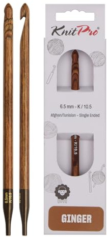 KnitPro Ginger Afghan/Tunisian Crochet Hook | 6.50mm