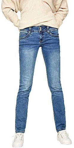 Pepe Jeans Gen Femme jeans, Blue (Denim-mf5), 26W / 34L