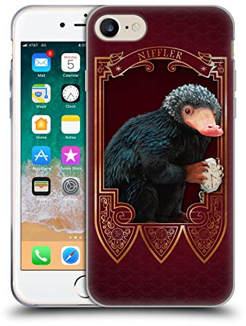Head Case Designs Offizielle Fantastic Beasts and Where to Find Them Niffler Tiere Soft Gel Handyhülle Hülle kompatibel mit Apple iPhone 7/8 / SE 2020 & 2022