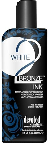 Devoted Creations White 2 Black INK Tattoo & Colour Protection Tanning Accelerator (251ml)
