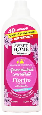 Suarez Sweet Home Ammorbidente Concentrato 40 Lavaggi A Mano Lavatrice Fiorito 1000ml