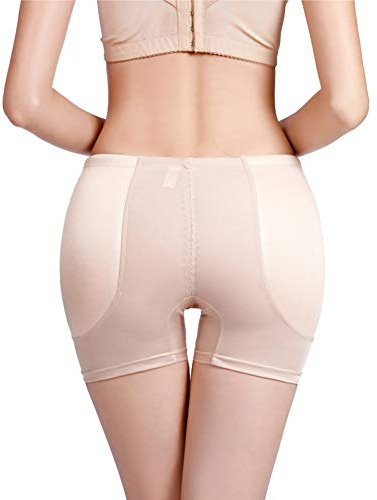 HotYou Mujer Bragas Braguitas Moldeadoras con Relleno Embellecer Cadera Lateral Calzones sin Costuras Push Up Butt Enhancer