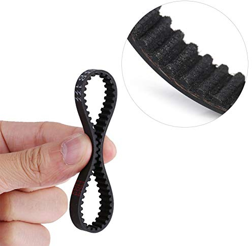 Correa Dentada de Recambio para Lijadora, Cepillo dentada de 9 mm Correa de transmisión Caucho para Black Decker KW715 KW713 BD713 177 Fácil de usar para correas síncronas de lazo cerrado