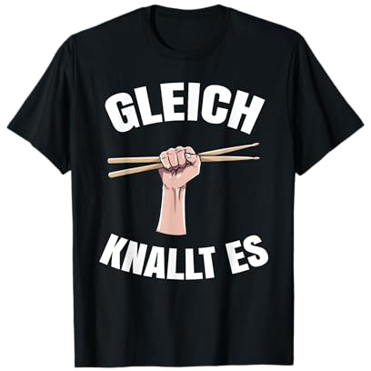 Schlagzeug Tshirt für Drummer Herren Drumset Drums Kinder T-Shirt