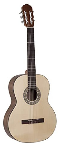 VOLT by Voggenreiter Sevilla Konzertgitarre KG-5000 Open Pore, Größe 4/4 Hochwertige Akustikgitarre mit massiver Fichtendecke. Professioneller Klang, elegantes Open Pore Finish, Made in Europe 1262