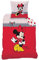 CTI Biber Bettwäsche Minnie Sweetie Flanell 80x80 cm 135x200 cm, Rot, (135 x 200 cm)