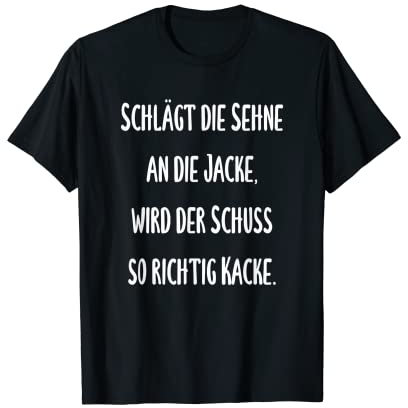 Bogensport - Schlägt die Sehne an die Jacke, wird der Schuss T-Shirt