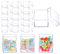 RONGKUN 24Pcs Geschenkbox Transparent, Acryl Quadratisch Würfel Klein Klar Box, Süßigkeiten Box, Schmuck Display, Geschenk Box für Pralinen, Hochzeiten, Taufen, Gastgeschenk, Kommunionen