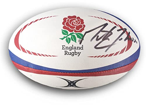 Exclusive Memorabilia Martin Johnson Signed England Rugby Ball