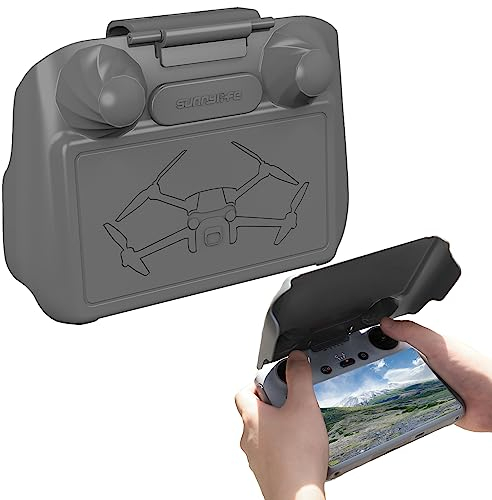 RC GearPro 2-in-1 Screen Protector Cover Sun Hood for DJI RC Remote Controller Joysticks Protector Sunshade Compatible with DJI Mini 3 Pro Drone (for DJI RC)