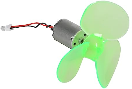 Jadeshay Micro Generatore Eolico,0.01V-24V Generatore di Energia Eolica Mini Turbine Motore con Ventola per Esperimento Educazione Scientifica Fai da Te