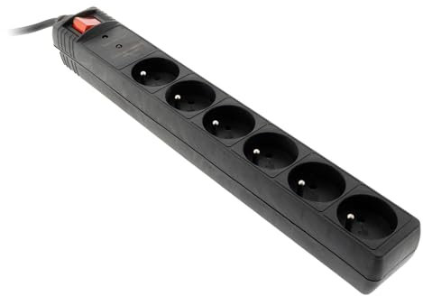Bloc parafoudre 6x16A + interrupteur 1,4m 3G1,5mm²- Zenitech