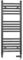 Myhomeware 450mm Wide Anthracite Grey Dual Fuel Electric Radiator Bathroom Towel Rail Radiator With Thermostatic and Standard Electric Element UK (450 x 900 mm (h), Standard Electric Element)