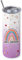 Personalised Teachers Gift, Rainbow Tumbler Gift 20 OZ Stainless Steel Skinny Tumbler, Double Walled Vacuum Insulated with Closed Lid and Metal Straw.