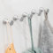 Wall Towel Hook for Hanging - 2cm Dia Small Hook 10LB, for Bathroom, Shower, Door, Entryway, Shelf, for Loofah, Robe, Coat, Hat, Key, Silver 5 Pack, Screws Included