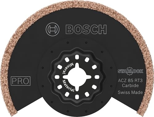 Bosch 1x PRO Multi Material ACZ 85 RT3 Blatt für Multifunktionswerkzeuge (für Mörtel, Porenbeton, Ø 85 mm, Professional Zubehör Multifunktionswerkzeug)